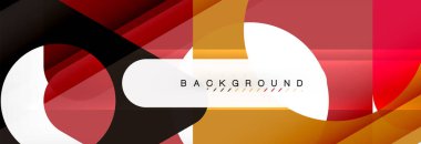 Geometrik arka plan. Modern örtüşen üçgenler. Mesajınız için alışılmadık renkli şekiller. İş veya teknik okul sunuyu, app kapak