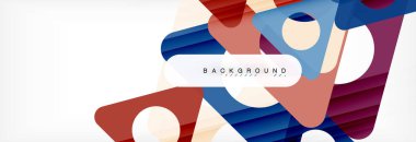 Arka plan daire ve üçgen