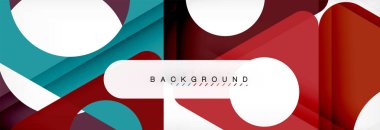 Arka plan daire ve üçgen