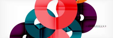 Modern geometrik soyut arkaplan