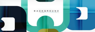 Geometrik arka plan, çok renkli şablonu için iş veya teknoloji sunu veya web broşür kapak düzeni, duvar kağıdı kare.