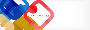 Geometrik arka plan, çok renkli şablonu için iş veya teknoloji sunu veya web broşür kapak düzeni, duvar kağıdı kare.