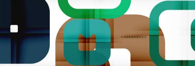 Geometrik arka plan, çok renkli şablonu için iş veya teknoloji sunu veya web broşür kapak düzeni, duvar kağıdı kare.