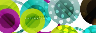 Daire kompozisyon arka plan