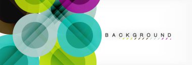 Daire kompozisyon arka plan