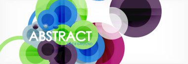 Daire kompozisyon arka plan