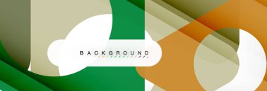 Geometrik arka plan. Modern örtüşen üçgenler. Mesajınız için alışılmadık renkli şekiller. İş veya teknik okul sunuyu, app kapak