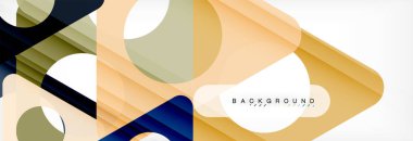 Arka plan daire ve üçgen