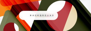 Geometrik arka plan. Modern örtüşen üçgenler. Mesajınız için alışılmadık renkli şekiller. İş veya teknik okul sunuyu, app kapak