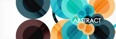 Daire kompozisyon arka plan