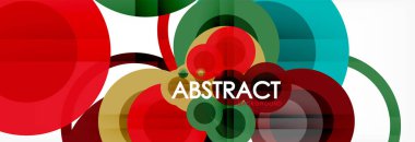 Daire kompozisyon arka plan