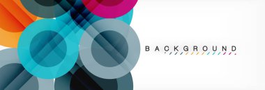 Daire kompozisyon arka plan