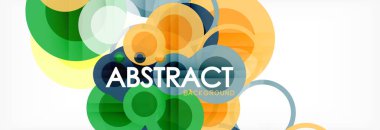 Daire kompozisyon arka plan