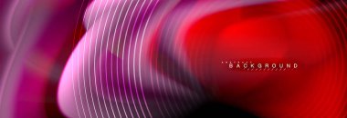 Sıvı renkli dalga satır arkaplanı. Trendy soyut düzeni şablonu için iş veya teknoloji tanıtımı, internet poster ya da web broşür kapak, duvar kağıdı