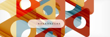 Arka plan daire ve üçgen