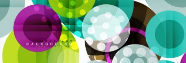 Daire kompozisyon arka plan