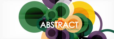 Daire kompozisyon arka plan