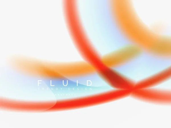 Plano de fundo design de cores fluidas abstratas — Vetor de Stock