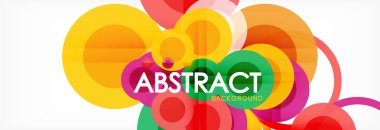 Daire kompozisyon arka plan