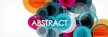 Daire kompozisyon arka plan