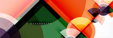 Arka plan parlak geometrik tasarım daireler