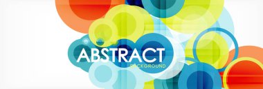 Daire kompozisyon arka plan