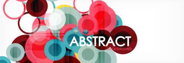 Daire kompozisyon arka plan