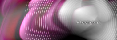 Sıvı renkli dalga satır arkaplanı. Trendy soyut düzeni şablonu için iş veya teknoloji tanıtımı, internet poster ya da web broşür kapak, duvar kağıdı