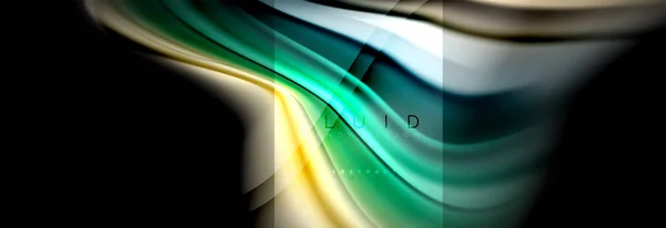 Ουράνιο τόξο ρευστό αφηρημένα σχήματα, υγρά χρώματα σχεδιασμό, πολύχρωμο μάρμαρο ή πλαστικό υφή κυματιστό υπόβαθρο, πολύχρωμα πρότυπο για επαγγελματίες ή τεχνολογία παρουσίαση web σχεδιασμός εξωφύλλου φυλλάδιο — Διανυσματικό Αρχείο