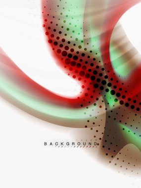 Arka plan soyut - sıvı dalga akışı renkler.