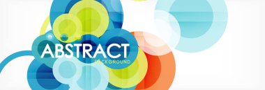 Daire kompozisyon arka plan