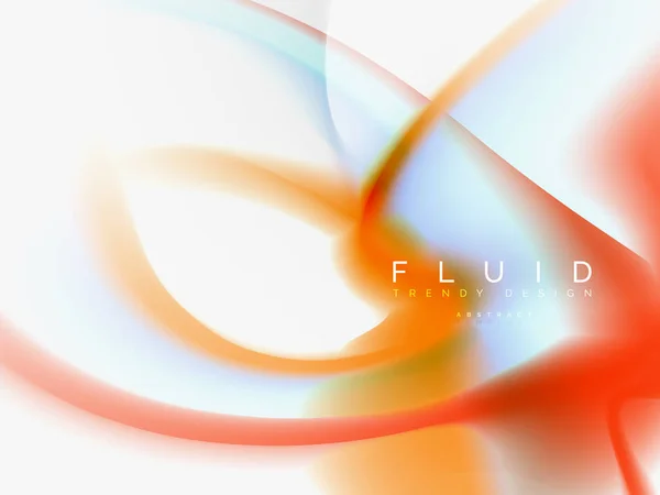 Diseño abstracto de colores fluidos fondo — Archivo Imágenes Vectoriales