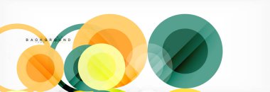 Daire kompozisyon arka plan