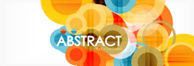 Daire kompozisyon arka plan