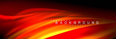 Sıvı renkli dalga satır arkaplanı. Trendy soyut düzeni şablonu için iş veya teknoloji tanıtımı, internet poster ya da web broşür kapak, duvar kağıdı