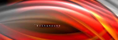 Sıvı renkli dalga satır arkaplanı. Trendy soyut düzeni şablonu için iş veya teknoloji tanıtımı, internet poster ya da web broşür kapak, duvar kağıdı