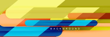 Soyut renkli çizgiler, modern geometrik arka plan tasarım