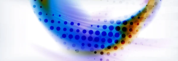 Fond abstrait holographique fluide couleurs vague conception — Image vectorielle