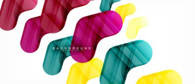 Renkli parlak oklar arka plan soyut