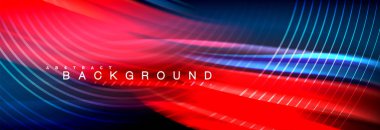 Sıvı renkli dalga satır arkaplanı. Trendy soyut düzeni şablonu için iş veya teknoloji tanıtımı, internet poster ya da web broşür kapak, duvar kağıdı