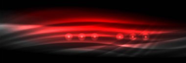 Sıvı neon akan dalgaları, ışık parlayan arka plan hatları