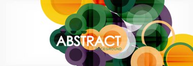 Daire kompozisyon arka plan