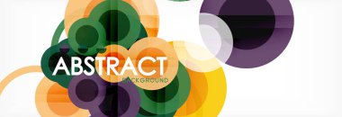 Daire kompozisyon arka plan