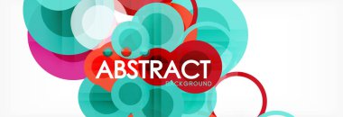 Daire kompozisyon arka plan