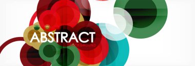 Daire kompozisyon arka plan