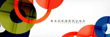 Geomtric modern arka planlar, yüzük şablon soyut.