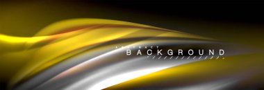 Sıvı renkli dalga satır arkaplanı. Trendy soyut düzeni şablonu için iş veya teknoloji tanıtımı, internet poster ya da web broşür kapak, duvar kağıdı