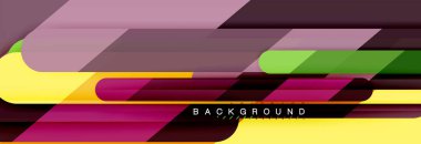 Soyut renkli çizgiler, modern geometrik arka plan tasarım