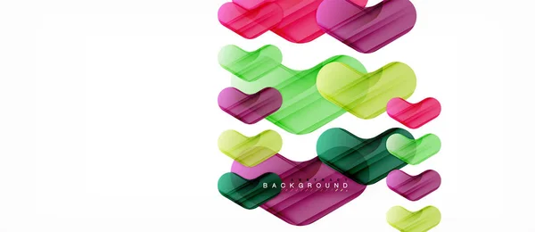 Colorful glossy arrows abstract background — Stock Vector