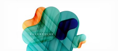 Renkli parlak oklar arka plan soyut